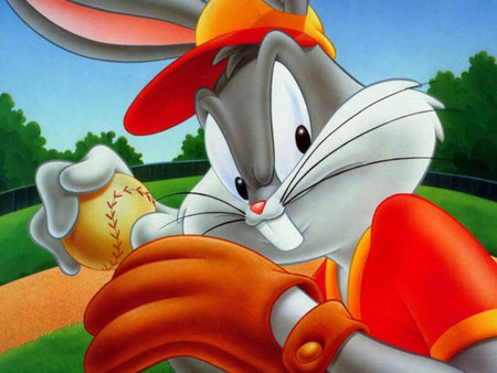 Bugs bunny - bugs bunny, looney tunes, cartoon, baseball