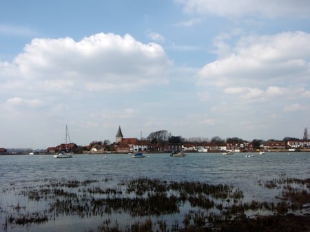 Bosham - quiet, sussex, old, sunshine, anchor, church, peace