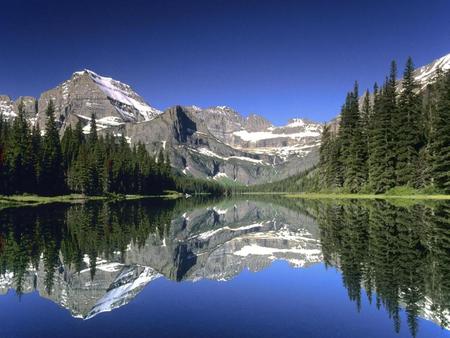 Mountain lake - lakes, nature