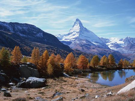 Mountain lake - lakes, nature