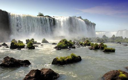 Waterfall - nature, waterfalls