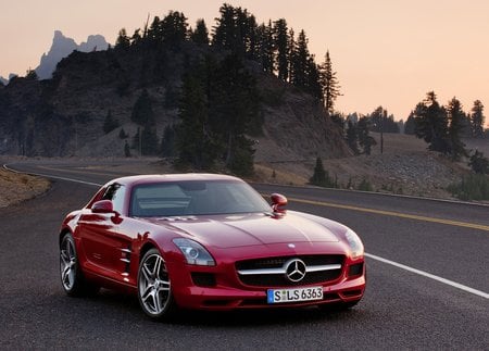 Mercedes Benz SLS AMG 2011 - merc, car, roadster