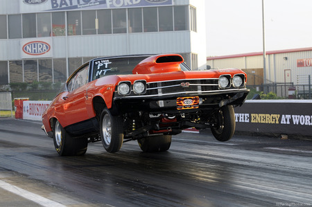 Super Stock - race, fast, drag race, race car, chevy, auto racing, drag strip, speed