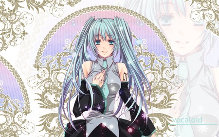 Hatsune Miku - hatsune miku, sexy, girl, twintails, blue eyes, long hair, blue hair, vocaloid, anime, cute