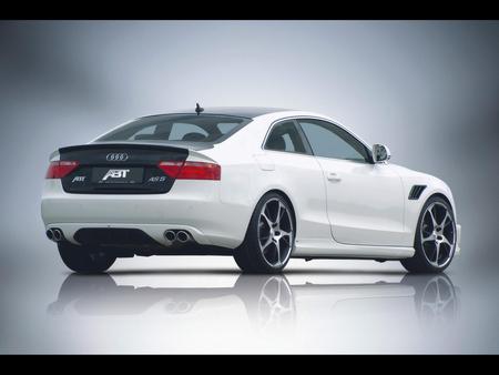 Audi AS 5 ABT - as 5, audi, car, black and white, tuning, abt