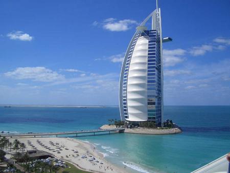 Burj al Arab hotel - builds, architecture