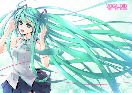 Hatsune Miku - hatsune miku, sexy, girl, twintails, blue eyes, long hair, blue hair, vocaloid, anime, cute