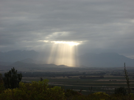 Easter Sunday Morning - sunshine, clouds, rays