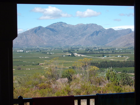 View from Villa 04 - vinyard, scenery, view, fields, mountain