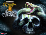 SNAKE AND SKULL