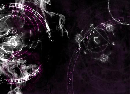 The perfect shape - abstract, fantasy, white, circles, purple