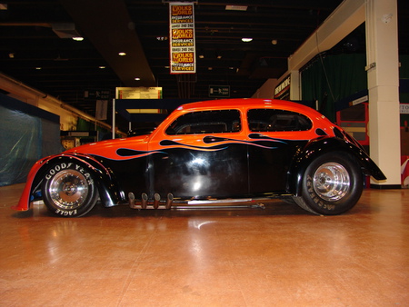 Andy Raws V8 Funny Car By Richie Grant - tuned, car, old