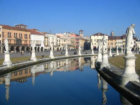 prato della valle padova - padova, prato della valle, city, italy, monuments, architecture