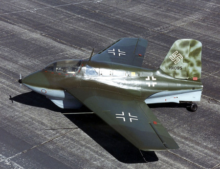 Messerschmitt me163 komet - comet, rocket powered, ww11