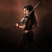 Fantasy-girl with a sword