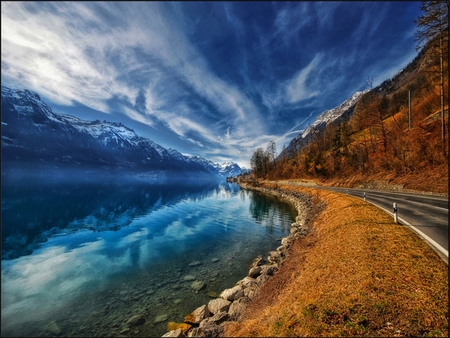 Road to the end of the world - nature, road