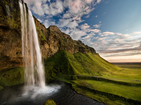 Waterfall - nature, waterfall