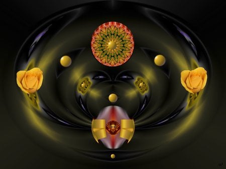 Mellow Yellow - fractal, eye candy, abstract