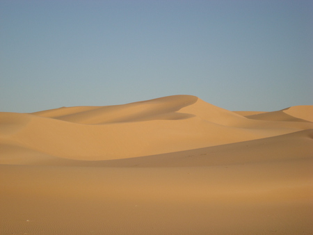 Sand waves - dunes, nature, beautiful, deserts, sahara, sand, sky