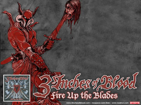 3 Inches Of Blood - fire up the blades, metal, 3 inches of blood, 3iob