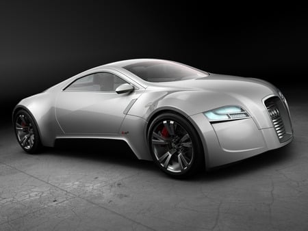 2006 Audi R Zero Concept Silver SA - silver, 2006, zero, audi-r, sa, concept