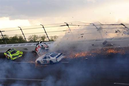 Sparks Fly @ Nationwide Talladega - sports, nascar, nationwide