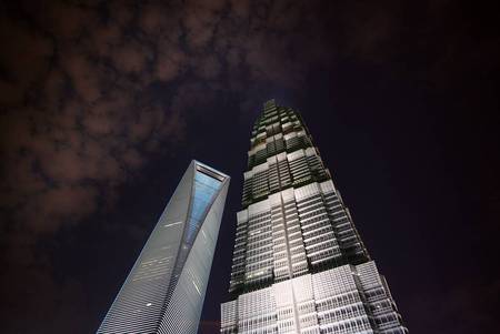 Giant neighbors - skyscrapers, architecture, buildings, shanghai