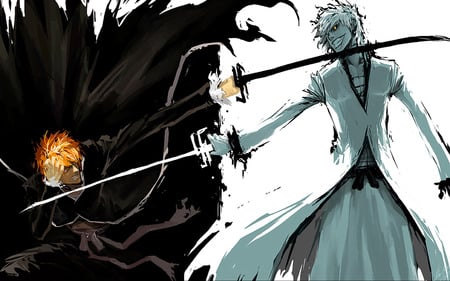 Against your self - ichigo, hollow, bleach