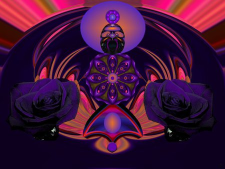 Purple Rave - fractal, abstract, eye candy