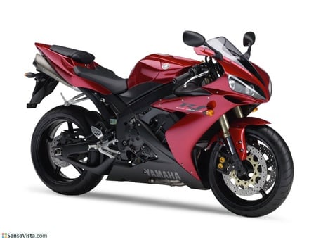 Yamaha YZF R1 - black, cool, yamaha, red