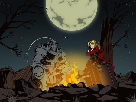 Edward y Alphonse - edward elric, anime, fullmetal alchemist, cool