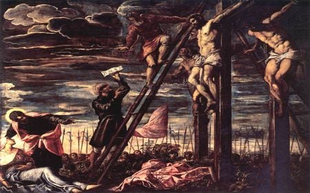 The crucification of Jesus Christ - christ, golgotha, jesus, crucification