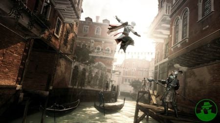 Assassins Creed-Falling - falling, game, assassins creed, videogame, fight, stunt, action, adventure