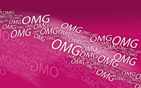 omg - pink, omg