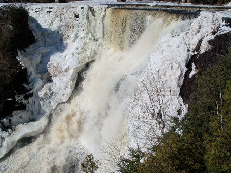 winter waterfalls - winter, ice, waterfalls, landscape