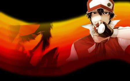 Ash/Red - epic, anime, altrenative, pokemon, red, ash, cool, art