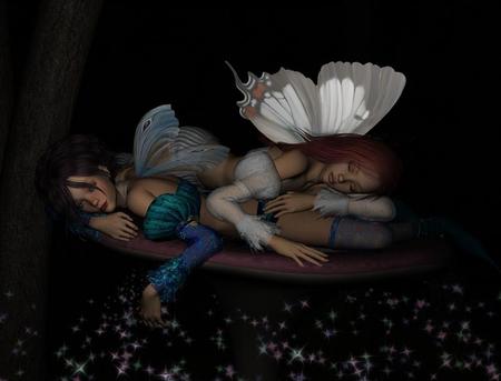 Fairies - fantasy, 3d