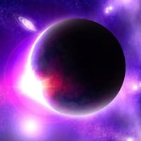 Purple eclipse