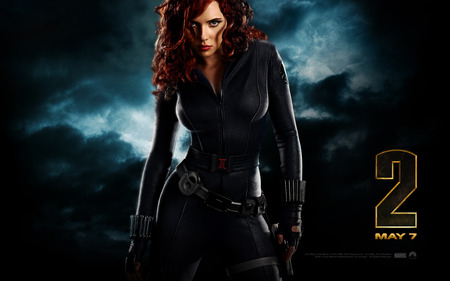 Iron Man 2 - Black Widow - johansson, black, widow, entertainment, scarlett, iron man, film, theater, movies, black widow