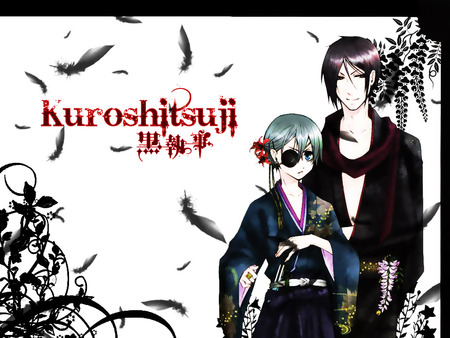 Kuroshitsuji - sebastian, kuroshitsuji, ciel, anime