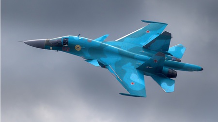 Sukhoi SU 34 - sukhoi, su34, jet, colour