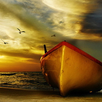 boat on beach