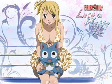 fairy tails - heartfilia, cute, lucy, happy