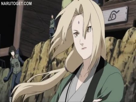 tsunade facing the danger - anime, wallpapers, other