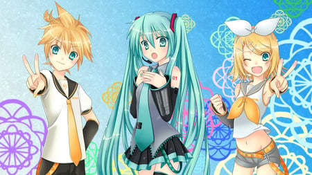 Vocaloid - anime, vocaloid, kagamine len, hatsune miku, girls, boy, kagamine rin, cute, sexy