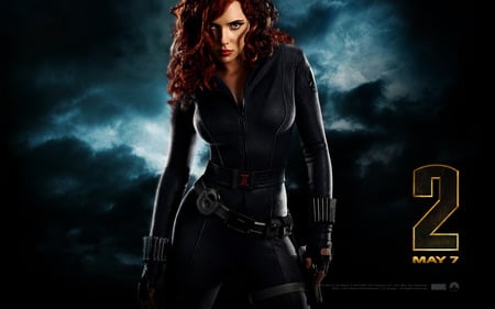 Scarlett Johansson as black widow