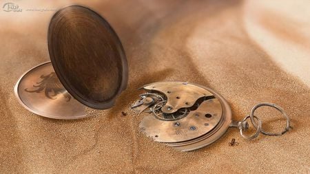 lost watch - desert, sand, watch, lost