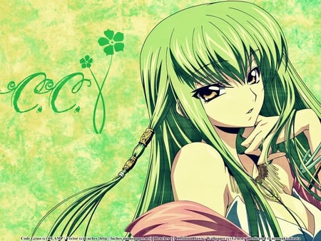 C C Code Geass - ethnic, pretty, beautiful, green, cute, lelouch of the rebellion