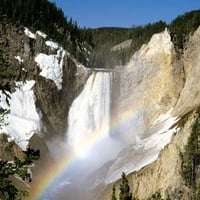 Colors, Lower Falls, Yellowstone National Park