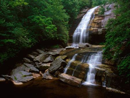 Greenland Creek Falls, Nantahala National Forest